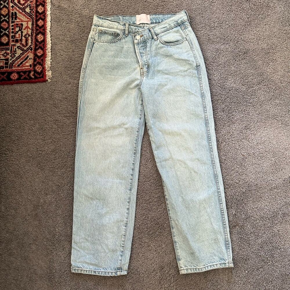 Revice Asymmetrical Straight Leg Jeans